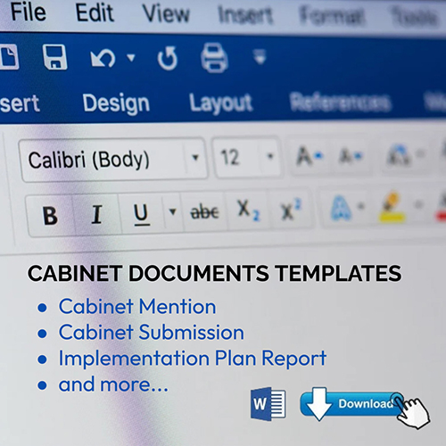 Cabinet Documents Template